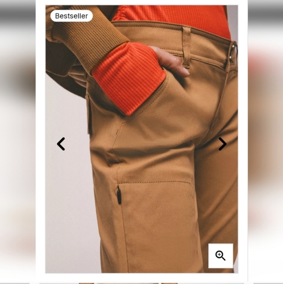 Prana Halle Straight Pants Convertable Hiking Camping Climbing Outdoor Size 14 - Picture 4 of 16